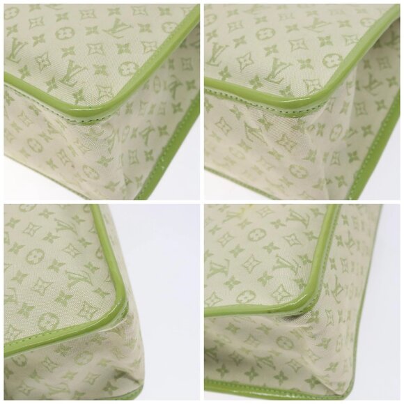 LOUIS VUITTON Monogram Mini Sac Catline Bag Almond Green M92931 LV Auth 132609 - Picture 15 of 16